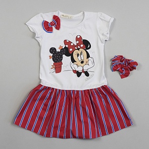 Платье для девочки Poppins girls (2-3-4-5 лет) PPN-7100 от Wonder Cotton