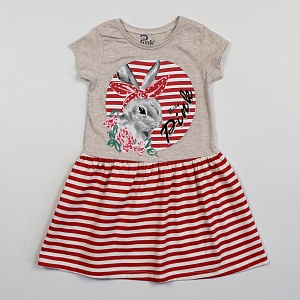 Платье для девочки Baby Pink (2-3-4-5 лет) PNK-5849 от Wonder Cotton