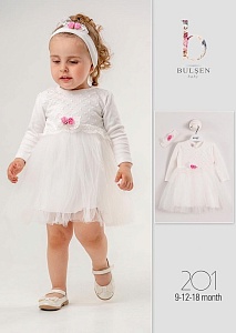 Платье для девочки Bulsen (74-80-86 см) BLS-201 от Wonder Cotton