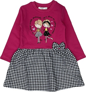 Платье для девочки Pop Fashion (98-104-110-116-128 см) PFN-6981 от Wonder Cotton