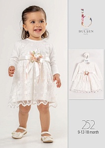 Платье для девочки Bulsen (74-80-86 см) BLS-252 от Wonder Cotton