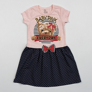 Платье для девочки Baby Pink (3-4-5-6 лет) PNK-5860 от Wonder Cotton